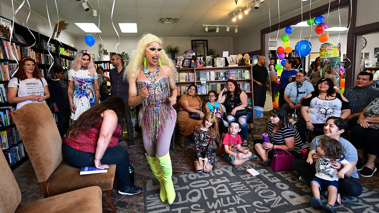 After a disturbance at a ‘Drag Queen Story Hour,’ police in California investigate a hate crime.