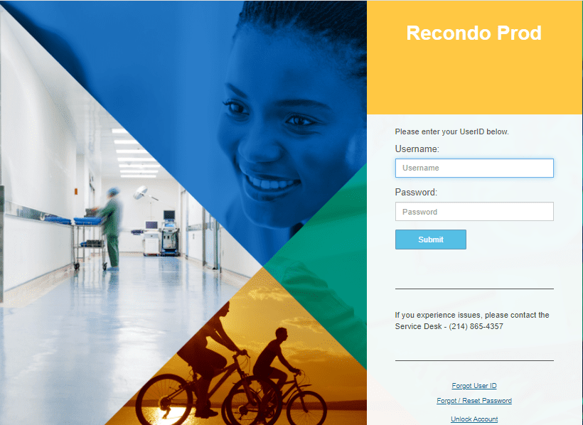 Recondo Prod Login Guide