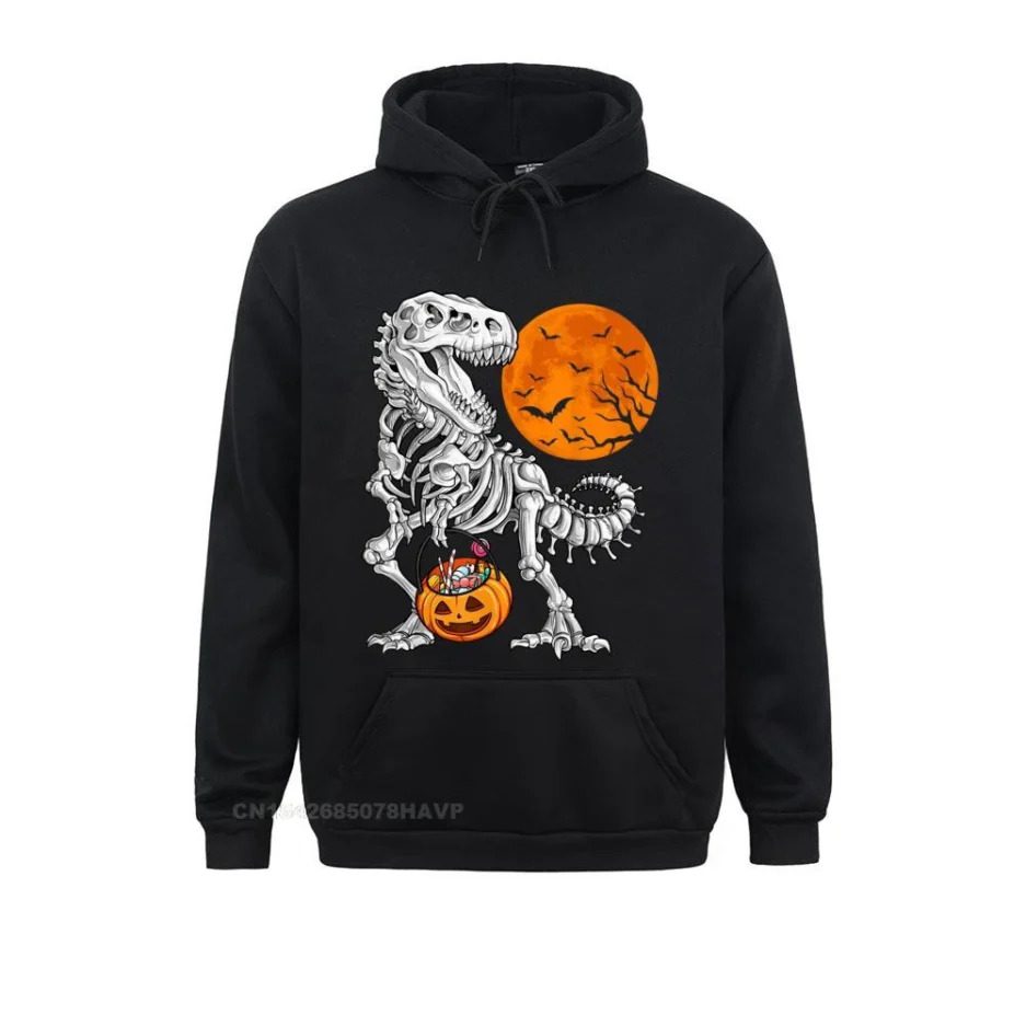 Halloween Dinosaur Skeleton Hoodie