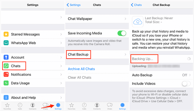 How to backup WhatsApp?