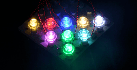 use Lego light bricks