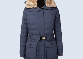 Padded winter coat and Padded coat with fur hood