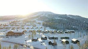 Large winter lodge sälen